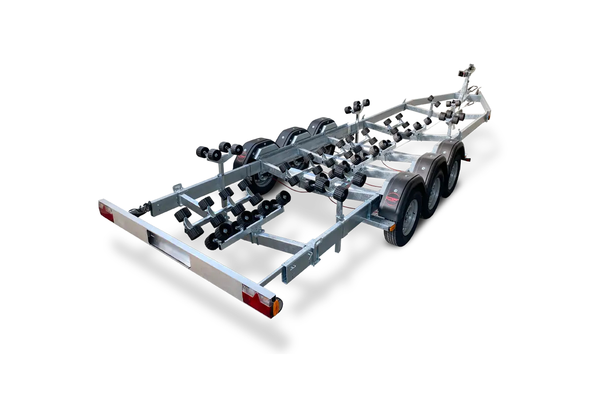 Carrello Barca o Gommone TRE Assi 3500 Kg CTF