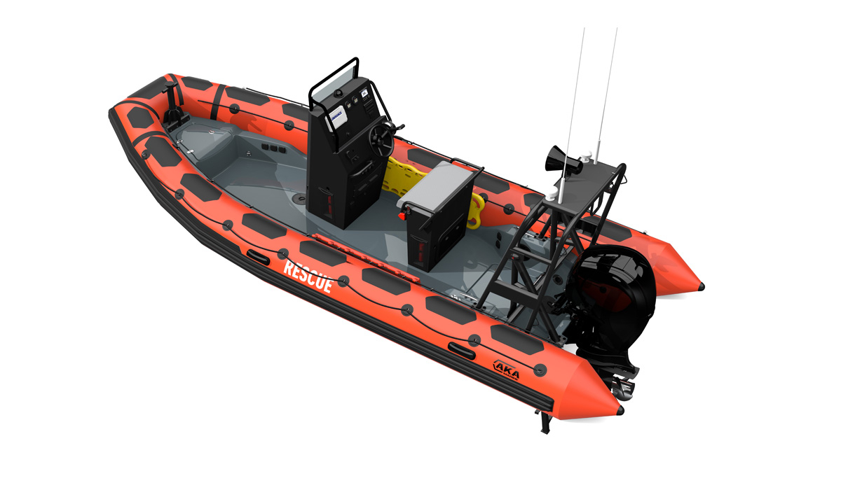 Gommone Protezione Civile Aka Marine RIB