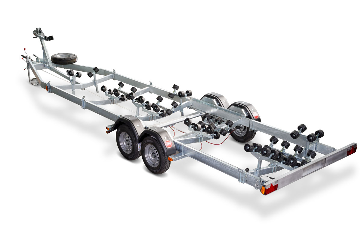Carrello Barca o Gommone 2700 Kg Doppio Asse CTF