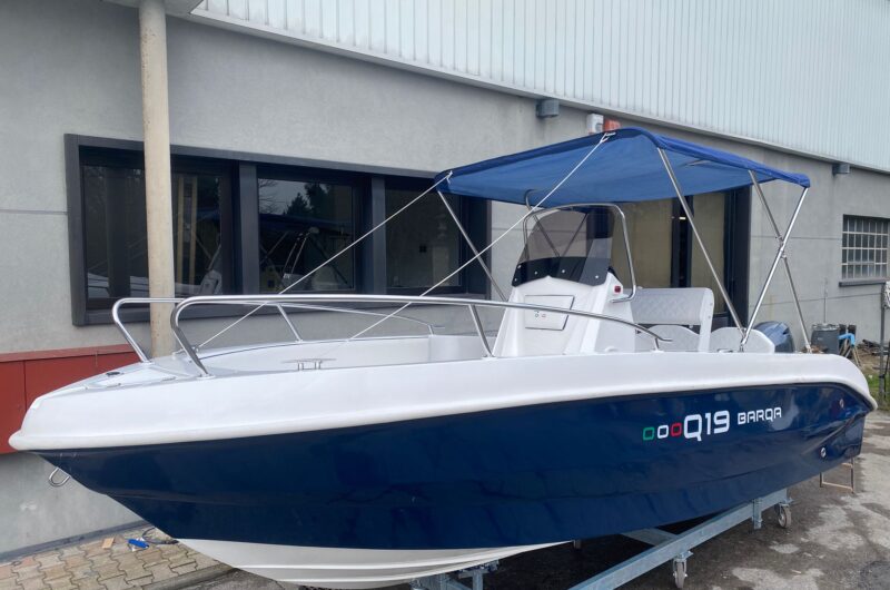 usato barca open console centrale