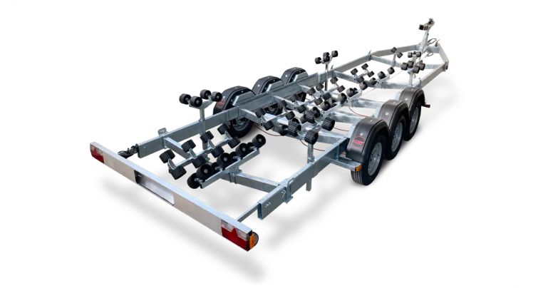 Carrello Barca o Gommone TRE Assi 3500 Kg CTF
