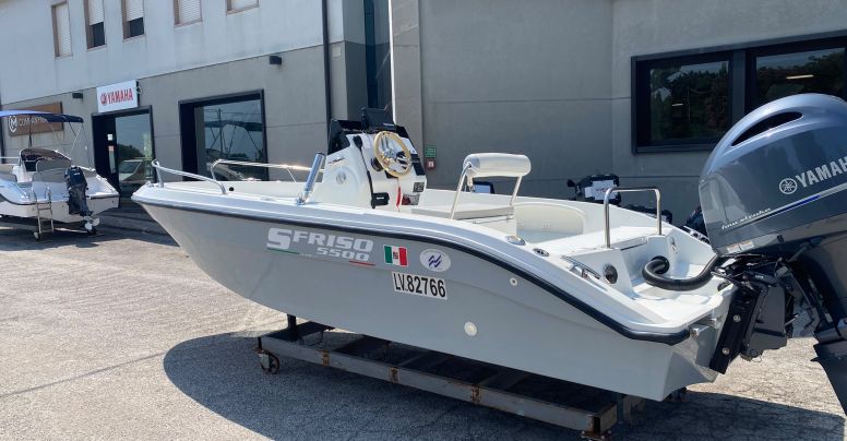 Open uso Pesca Sfriso 5500 + Yamaha F150 Elettronico