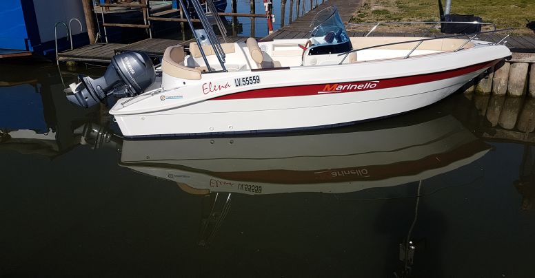 Marinello Open Elena 6,50 Metri + Yamaha F 40 GETL 16 Valvole