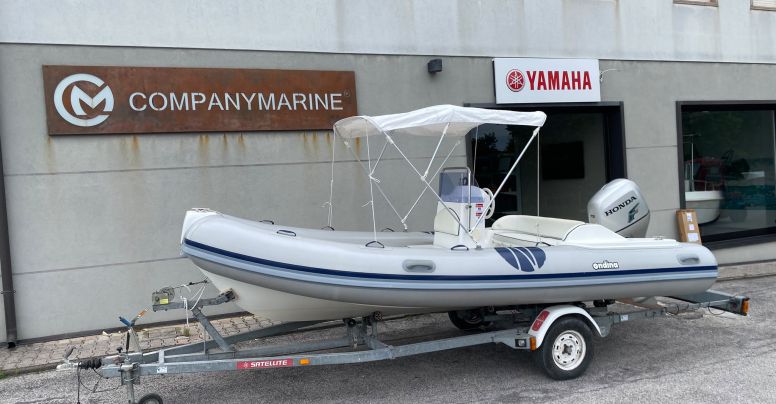 Occasione Usato Gommone Ondina 5 mt + 75 Honda + Rimorchio
