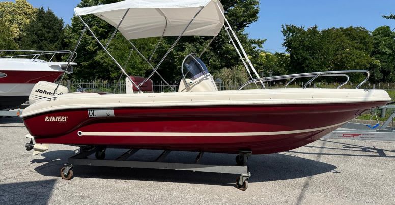 Occasione Usato Ranieri 19 Shark Open + Yamaha F40 HETL