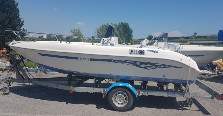 Barca open senza patente Aquamar Samoa 550 + Yamaha F 40 4T