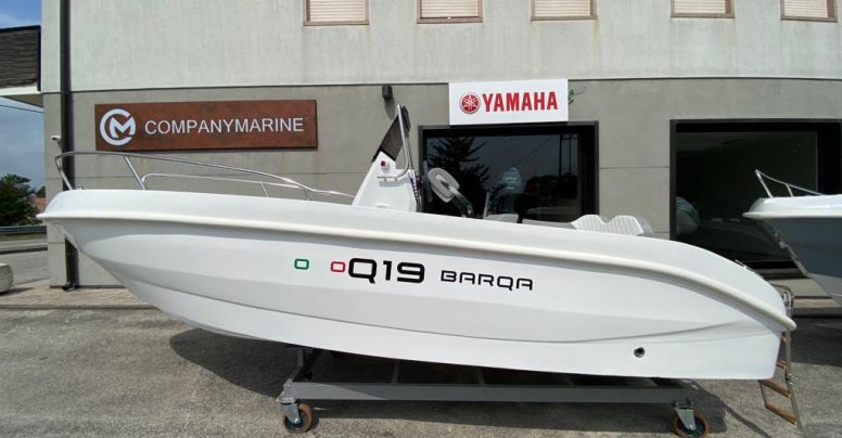 Barca Open Barqa Q19 White + Yamaha F40 HETL Senza Patente
